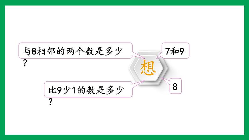 2021-2022学年小学数学人教版一年级上册 5 6-10的认识和加减法 5.10 8、9的数量和顺序的意义 课件08