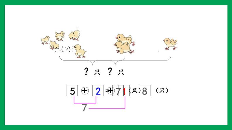 2021-2022学年小学数学人教版一年级上册 5 6-10的认识和加减法 5.19 连加连减 课件第7页