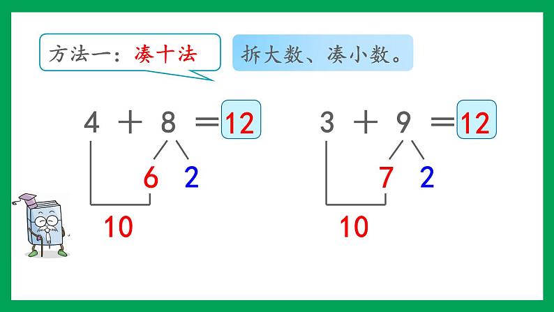 2021-2022学年小学数学人教版一年级上册 8 20以内的进位加法 8.6 5、4、3、2加几 课件第7页