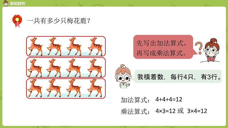 数学冀教二（上）第3单元：表内乘法(一) 课时2课件PPT05