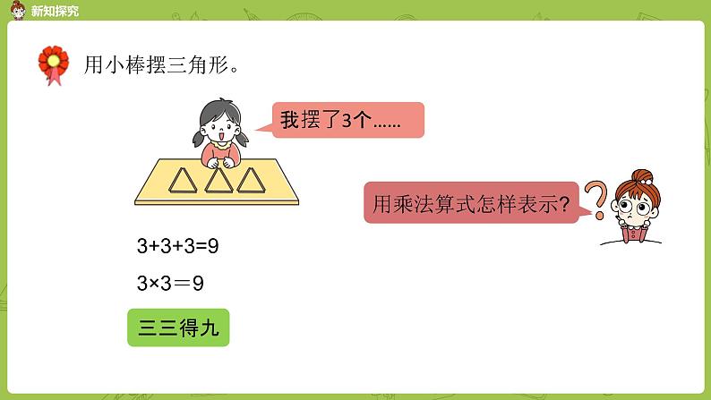 数学冀教二（上）第3单元：表内乘法(一) 课时3课件PPT08