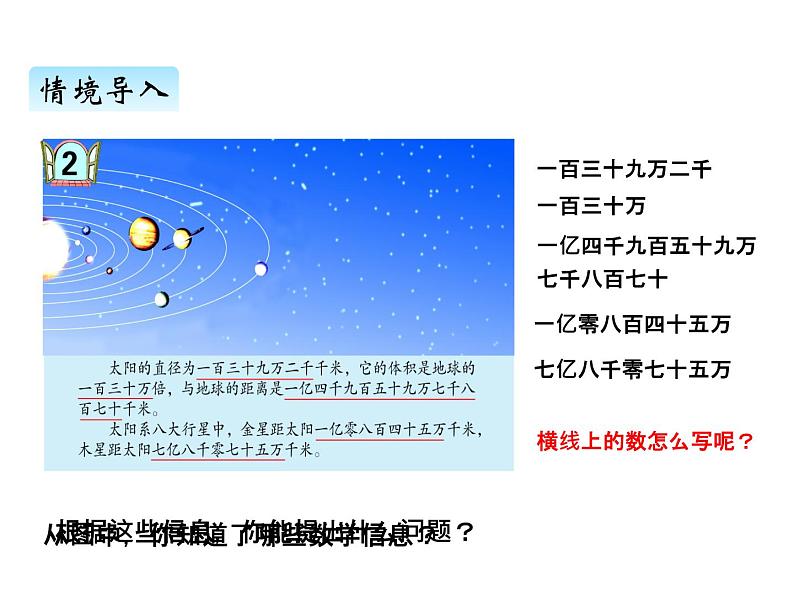 青岛版（六三制） 四年级数学上册一、3万以上数的写法（课件）第2页