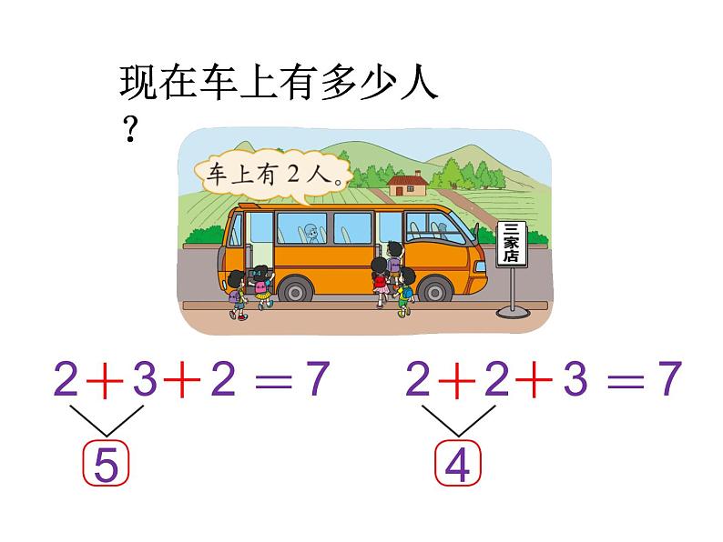 一年级上册数学课件-3.9 乘车（2）-北师大版03