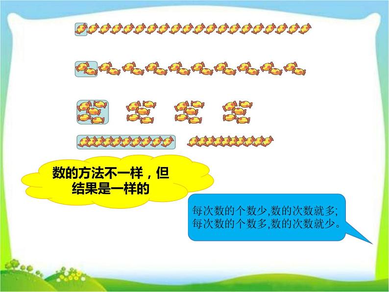 二年级上册数学课件-3.1 有多少块糖（3）-北师大版第4页