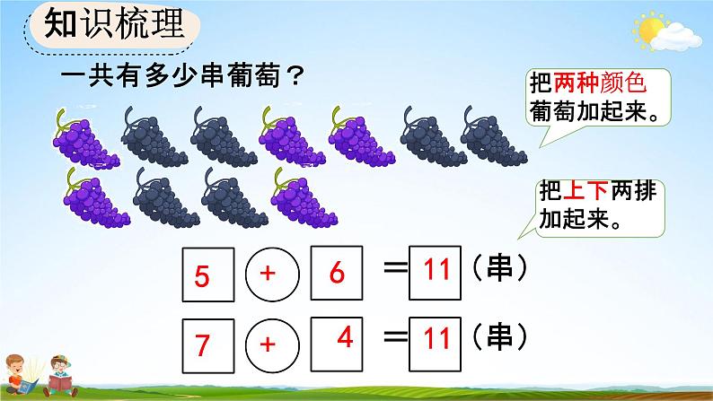 人教版一年级数学上册《8-11 整理和复习》教学课件优秀公开课第7页