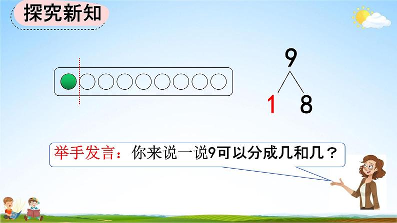 人教版一年级数学上册《5-11 8、9的组成》教学课件优秀公开课第7页