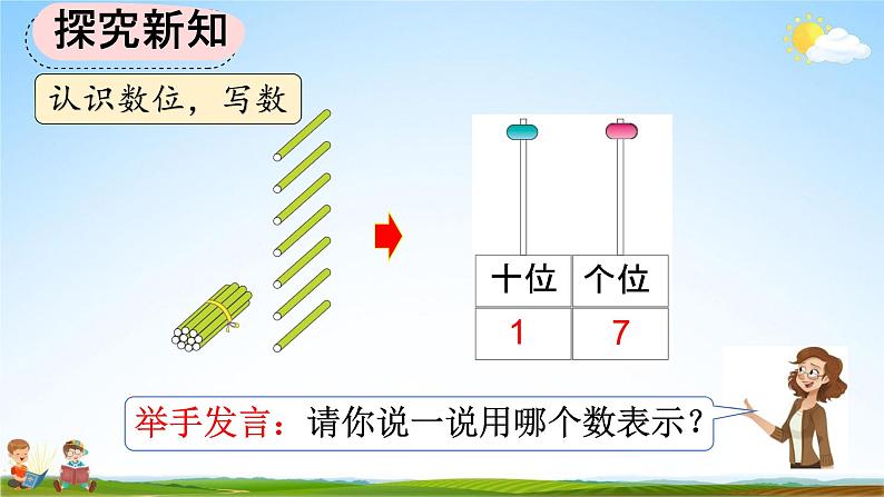 人教版一年级数学上册《6-2  认识数位、写数》教学课件优秀公开课第6页