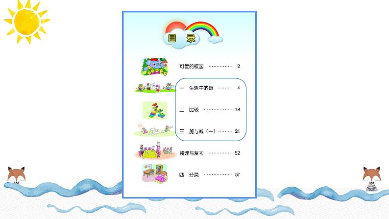 一年级上册数学课件-整理与复习（4）-北师大版第2页