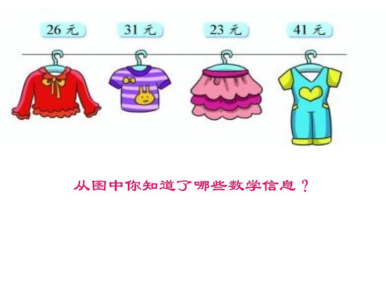 二年级上册数学课件-2.2 买衣服（3）-北师大版02