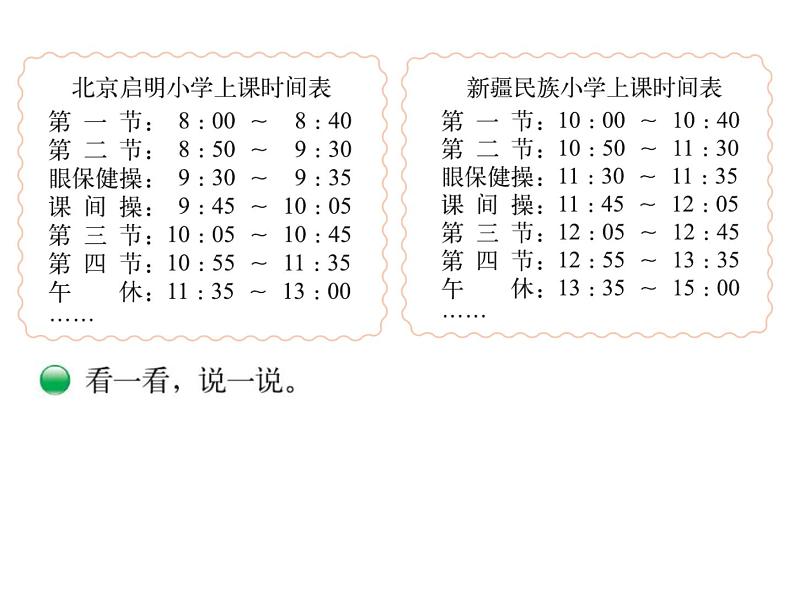 三年级上册数学课件-7.3 时间表（2）-北师大版08