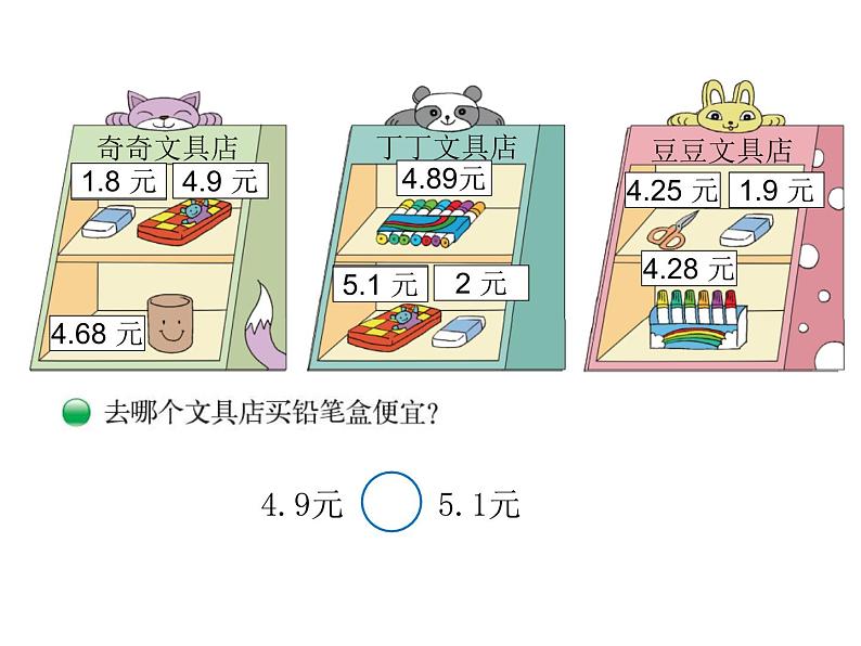 三年级上册数学课件-8.2 货比三家（3）-北师大版05