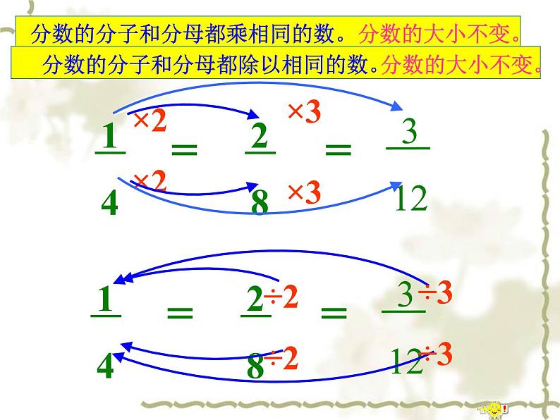 五年级上册数学课件-5.5 分数基本性质（5）-北师大版第5页