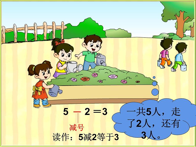 1.4 5以内数的减法（7）（课件）数学一年级上册-西师大版第8页