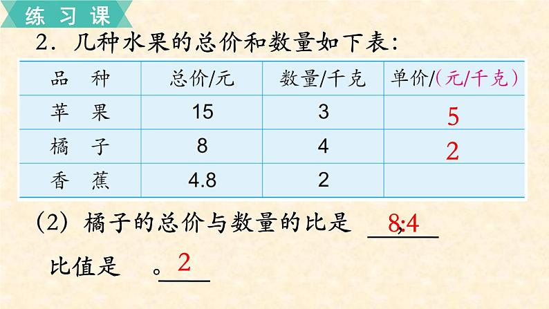 数学苏教（六）上第三单元第10课时 练习九课件PPT第4页