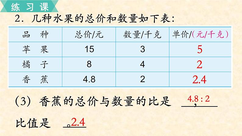 数学苏教（六）上第三单元第10课时 练习九课件PPT第5页