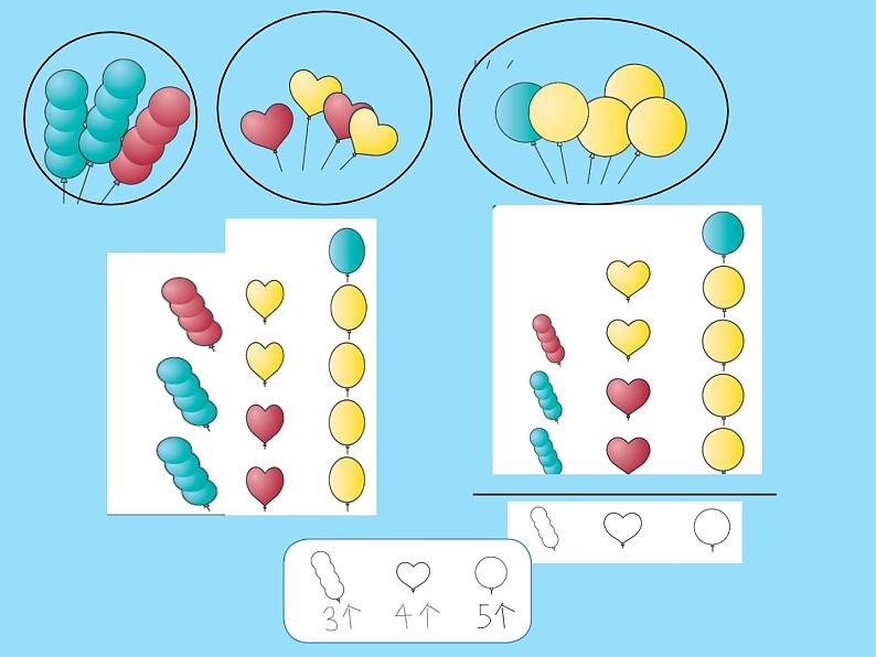 冀教版数学一年级上册 分与整理类 课件07