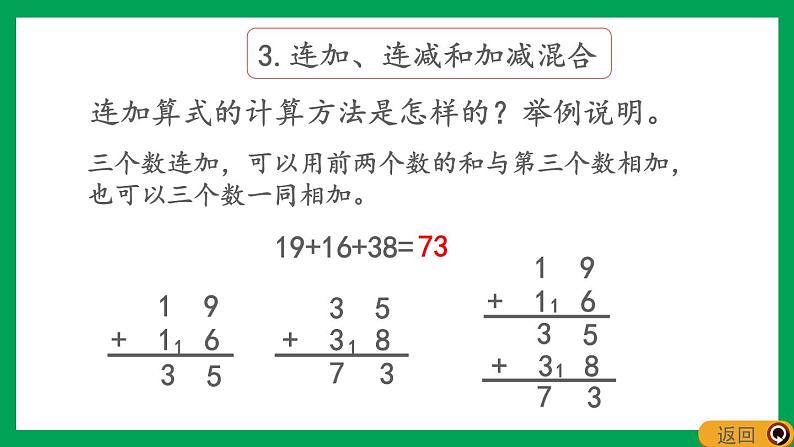 2021-2022学年小学数学人教版二年级上册 2 100以内的加法和减法二 2.6.8 整理和复习 课件第8页