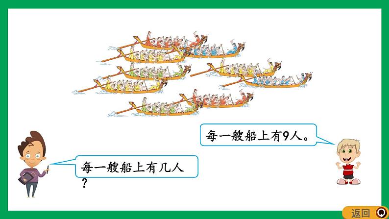 2021-2022学年小学数学人教版二年级上册 6 表内乘法二 6.7 9的乘法口诀 课件第4页