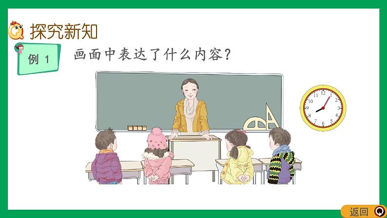 2021-2022学年小学数学人教版二年级上册 7 认识时间 7.1 认识时和分 课件03