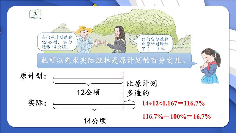 人教版数学六年级上册第六单元《第4课时 用百分数解决问题（1）》课件第4页