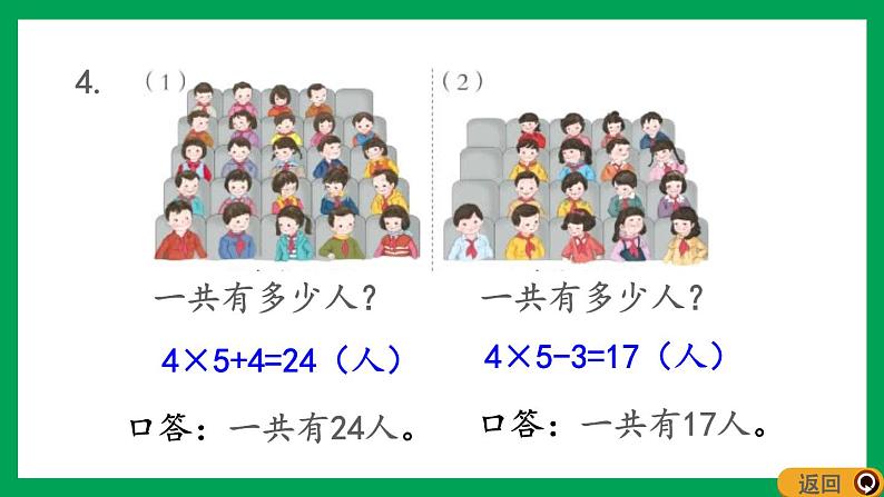 2021-2022学年小学数学人教版二年级上册 4 表内乘法一 4.4.2 练习十二 课件第7页