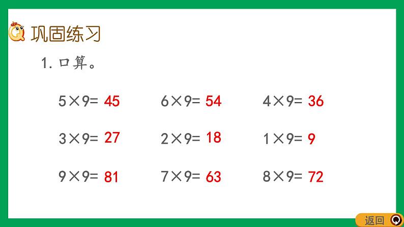 2021-2022学年小学数学人教版二年级上册 6 表内乘法二 6.8 练习二十 课件03