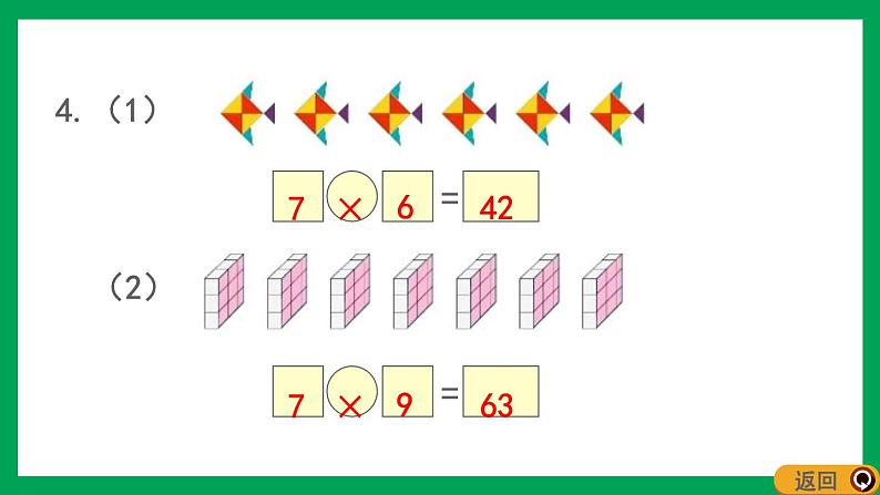 2021-2022学年小学数学人教版二年级上册 6 表内乘法二 6.8 练习二十 课件06