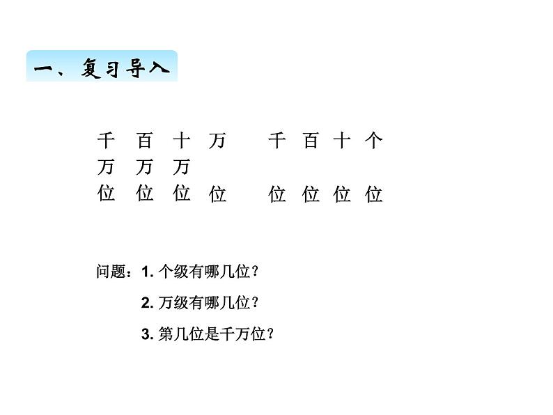 人教版 四年级数学上册一、2亿以内数的读法（课件）02