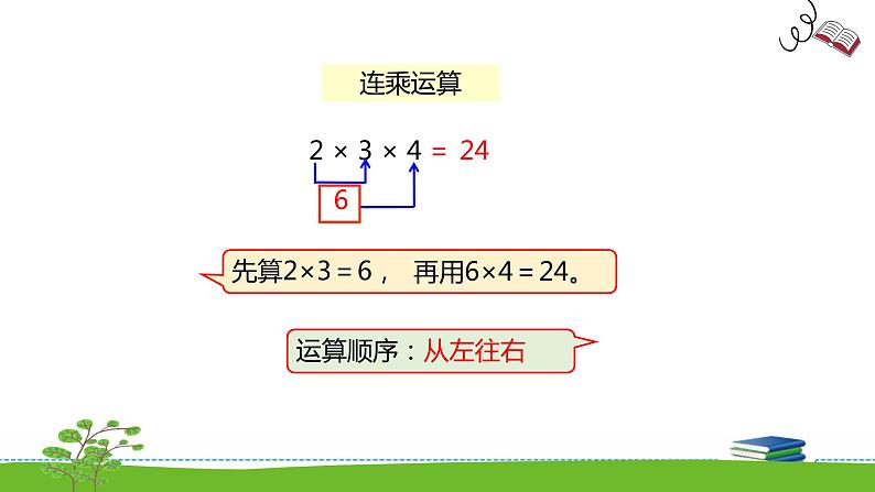 《表内乘法和表内除法二》 第十一课时 连乘 连除和乘除混合运算 课件+教案+练习05