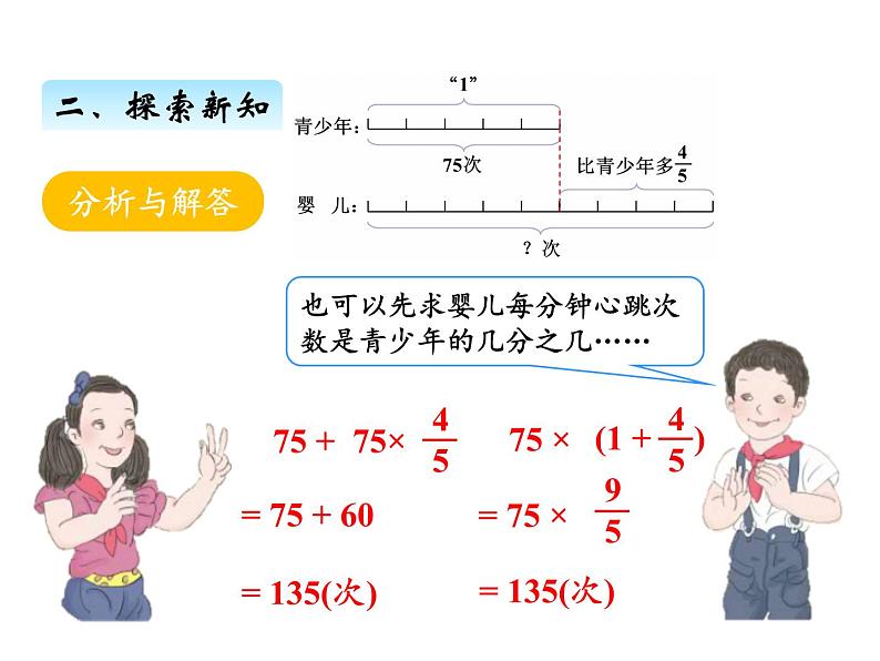 人教版数学六年级上册 第一单元   8求比一个数多（或少）几分之几的数是多少 课件08