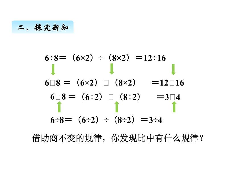 人教版数学六年级上册 第四单元   2比的基本性质 课件第5页