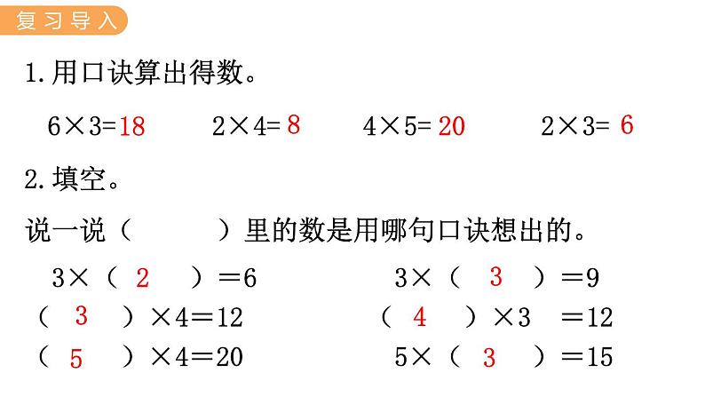 5.4  用口诀计算乘除法 PPT课件02