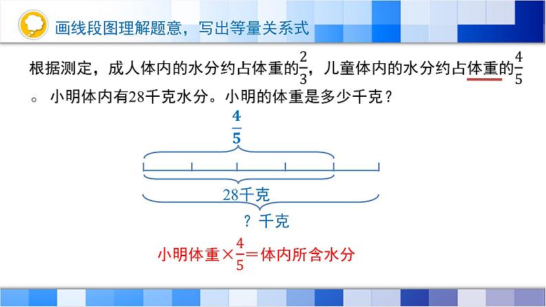 人教版数学六年级上册第三单元第5课时《已知一个数的几分之几是多少求这个数》课件第6页