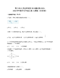 小学数学6 多边形的面积综合与测试单元测试综合训练题