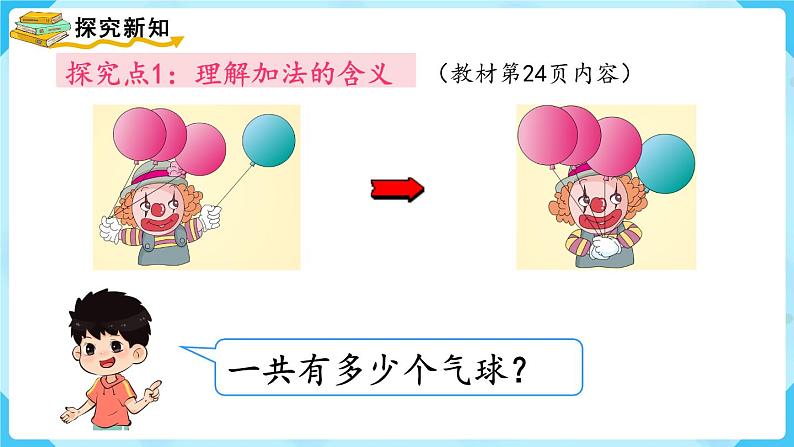 人教版一年级数学上册 第3单元 第5课时  加法 课件第5页