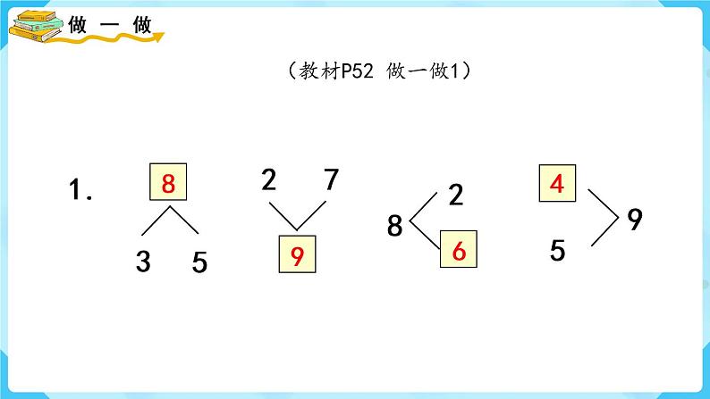 人教版一年级数学上册 第5单元 第5课时  8和9的加减法 课件06