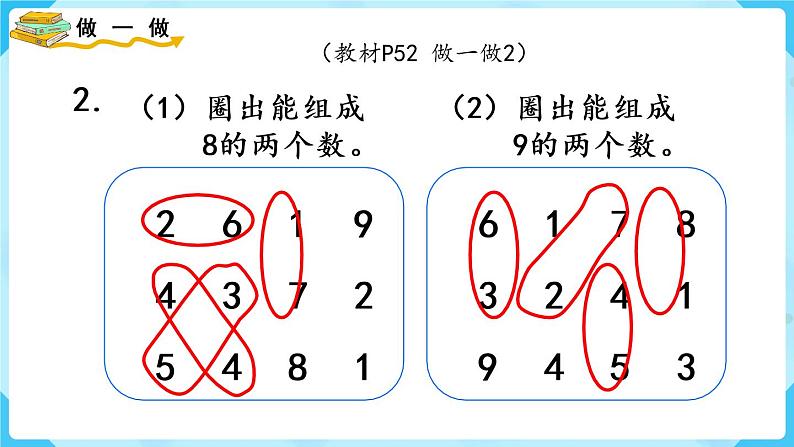 人教版一年级数学上册 第5单元 第5课时  8和9的加减法 课件07