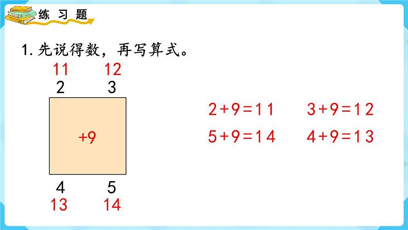 人教版一年级数学上册 第8单元 练习二十二 课件第3页