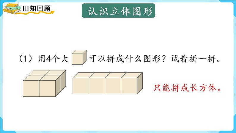 人教版一年级数学上册 第9单元 总复习 第4课时  位置与图形 课件06