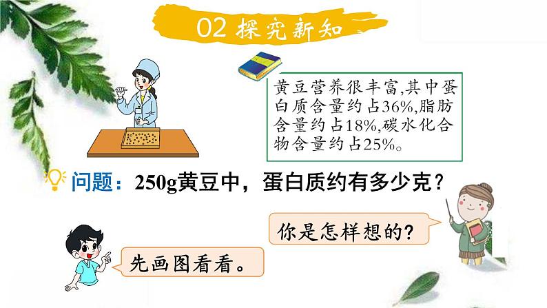 北师大版数学六年级上册  营养含量 同步课件03