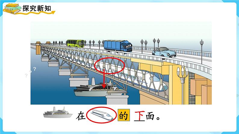 人教版一年级数学上册 第2单元 第1课时  上、下、前、后 课件第8页