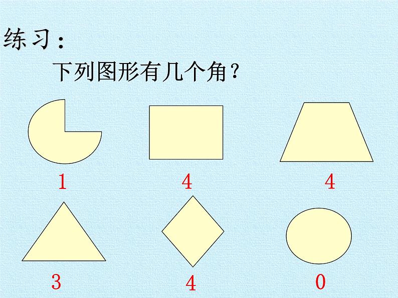 冀教版数学二年级上册 四 角的认识 复习课件07