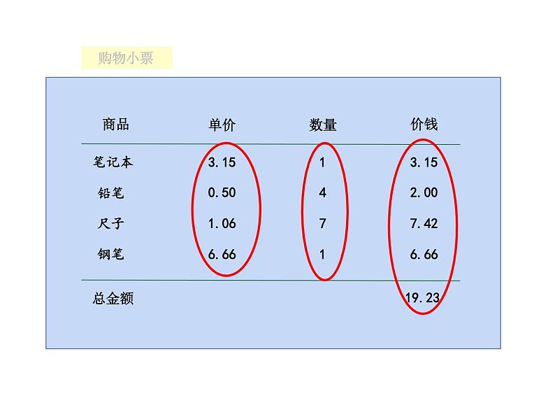 三年级上册数学课件-8.1 文具店（7）-北师大版02