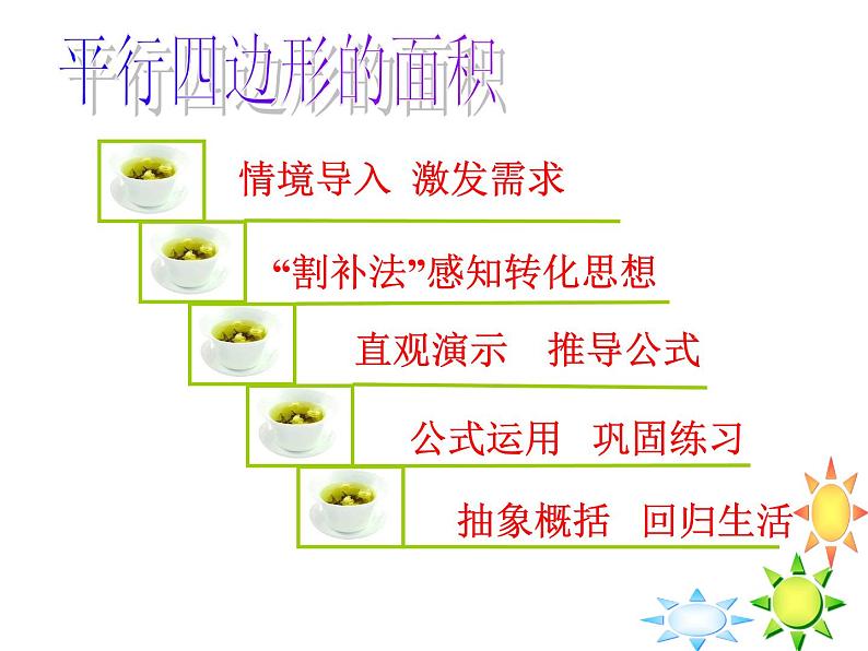 西师大版五年级数学上册 5.1 平行四边形的面积课件PPT02