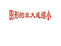 小学数学西师大版六年级上册图形的放大或缩小示范课课件ppt