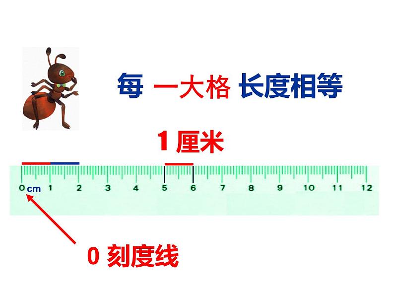 西师大版二年级数学上册 5.1 用厘米作单位量长度课件PPT第5页