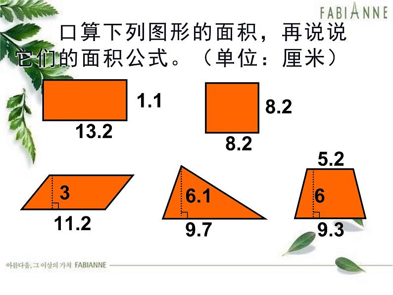 西师大版五年级数学上册课件 5.4 不规则图形的面积第3页