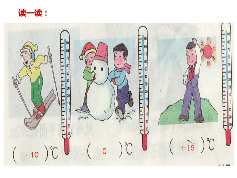 西师大版六年级数学上册课件 7 负数的初步认识第6页