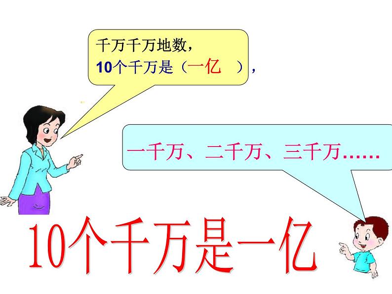 西师大版四年级数学上册课件 1.1 万以上数的读写第7页