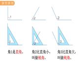 4.2  认识直角、锐角和钝角 PPT课件+教案